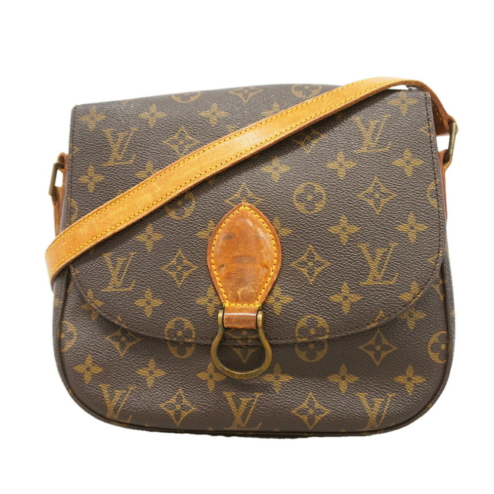Louis Vuitton Monogram Saint Cloud GM Shoulder Bag M51242 Brown Women's